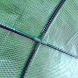 Plastenik s rolo vratima i mrežastim prozorima 200 × 100 × 215 cm, zeleni