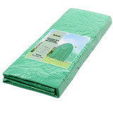 Folija za plastenik 400 × 200 × 200 cm s vratima i 8 prozora, zelena