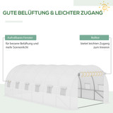 Zamjenska folija za plastenik 600 × 300 × 200 cm, bijela