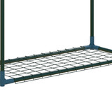 Set od 2 police za biljke s 4 nivoa 70 × 27 × 110 cm, zelena
