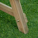 Stepenasta povišena gredica s 3 nivoa 71 × 61 × 77 cm, prirodna