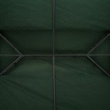 Zamjenski krov za paviljon 3 × 4 m, dvostruki, vodootporan, zelena
