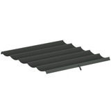 Zamjenski krov za paviljon 3 × 3 m s otvorima za vodu 250 × 255 cm, tamnosiva
