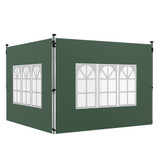 Set od 2 bočna zida za paviljon 3 × 3 i 3 × 4 m, 295 × 195 cm, zeleni