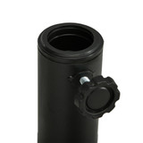 Postolje za suncobran od betona 18 kg, Ø 45 × 36 cm, crno