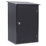 Vrtna kućica za alat čelična 100 × 103 × 160 cm, tamnosiva