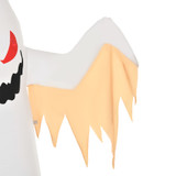Napuhavajući duh za Halloween s LED osvjetljenjem, bijeli i crveni