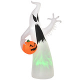 Napuhavajući duh za Halloween s LED osvjetljenjem, bijeli
