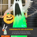 Napuhavajući duh za Halloween s LED osvjetljenjem, bijeli