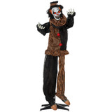 Halloween dekoracija horor klaun sa zvukom i pokretom, šarena