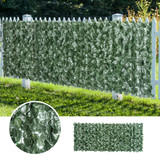 Vještačka živica za privatnost 300 × 150 cm, tamnozelena