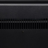Električni kamin s 3D plamenom i grijanjem 1800 W, bijeli