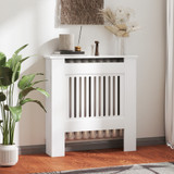 Maska za radijator s policom 78 × 19 × 81 cm, bijela