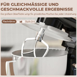Kuhinjski robot 1300 W sa zdjelom od 4,5 l i 6 brzina, crni