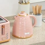 Set toaster za 4 kriške i kuhalo za vodu 1,7 L, 7 stepeni tostiranja, roza