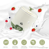Aparat za jogurt 1,5 L s cjediljkom za grčki jogurt, bijeli