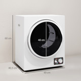 Mini sušilica za veš 4 kg s 4 programa, 850 W, bijela