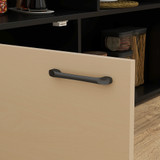 Barski set sa sklopivim stolom i 2 barske stolice 116 × 70 × 89,5 cm, crna i hrast