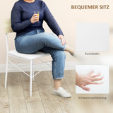 Set za trpezariju sa stolom, 2 stolice i klupom 110 × 70 × 75 cm, boja hrasta
