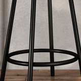 Set barski stol sa 2 stolice i policama 90 × 50 × 90,5 cm, boja hrasta