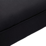 Tapacirana klupa 102 × 36 × 51 cm, crna