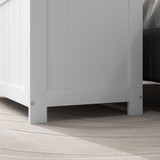 Kutija za odlaganje s poklopcem 81 × 40 × 46 cm, bijela