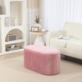 Klupa za sjedenje sa spremištem 81 × 40 × 41 cm, roze