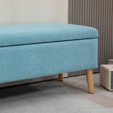 Klupa s prostorom za odlaganje 110 × 39 × 45 cm, plava