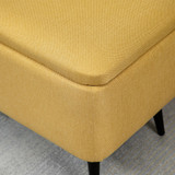 Klupa za sjedenje s prostorom za odlaganje 101 × 38,5 × 44,5 cm, žuta