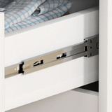 Komoda s 4 ladice 60 × 40 × 85 cm, sjajno bijela