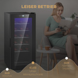 Frižider za vino za 18 boca, 5–18 °C, crni