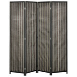Sklopivi paravan s 4 panela od bambusa 180 × 180 cm, smeđi