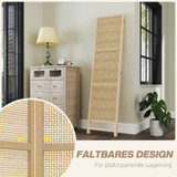 Paravan s 3 panela 135 × 1,7 × 180 cm, boja prirodnog drveta