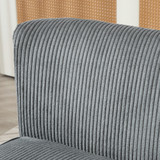 Dvosjed sofa s drvenim okvirom, siva