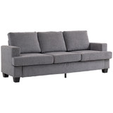 Trosjed sofa 213 × 82 × 90 cm, siva