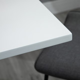 Barski stol podesive visine 69–91 cm, 60 × 60 cm, bijeli