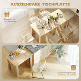 Trpezarijski stol na razvlačenje 60–180 × 85 × 75 cm, boja drveta