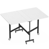 Sklopivi trpezarijski stol sa 6 točkića 120 × 80 × 73 cm, bijeli