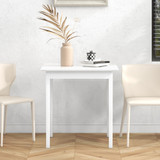 Trpezarijski stol za dvije osobe 75 × 75 × 76 cm, bijeli