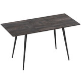 Trpezarijski stol na razvlačenje 120–160 × 75 × 77 cm, sivi