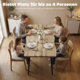 Trpezarijski stol za 4 osobe 110 × 70 × 75 cm, boja hrastovine