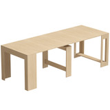 Trpezarijski stol na razvlačenje 48–240 × 90 × 78 cm, svijetlosmeđi
