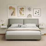 Set od 2 zidna noćna ormarića s ladicom 40 × 30 × 14 cm, bijeli