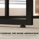 Set od 2 okrugla klub stola 78,5 × 78,5 × 46,5 cm, crni
