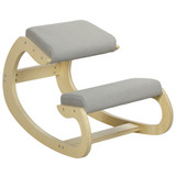 Ergonomska ljuljajuća stolica za klečanje, svijetlosiva