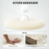 Ergonomska kancelarijska stolica s mrežastim naslonom i naslonom za glavu, crna