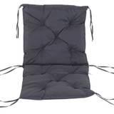 Set od 2 jastuka za stolicu s naslonom 98 × 50 × 8 cm, siva