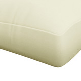 Set jastuka za sjedenje na paleti s prošivkom 120 × 80 × 12 cm, krem