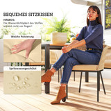 Set vrtnog namještaja od poli-ratana, stol i 4 stolice, kaki