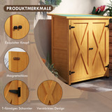 Vrtni ormar za alat s 2 vrata 110 × 55 × 117 cm, žuti